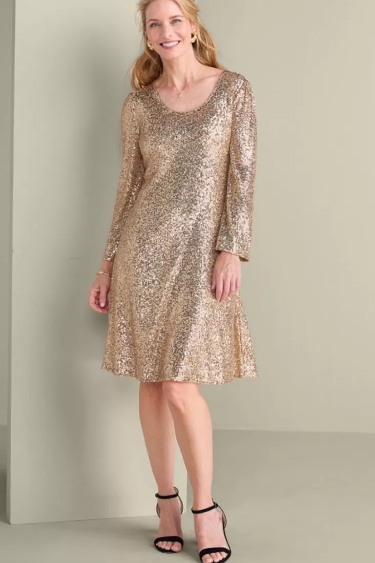 Soft Surroundings Sancerre Sequin Dress