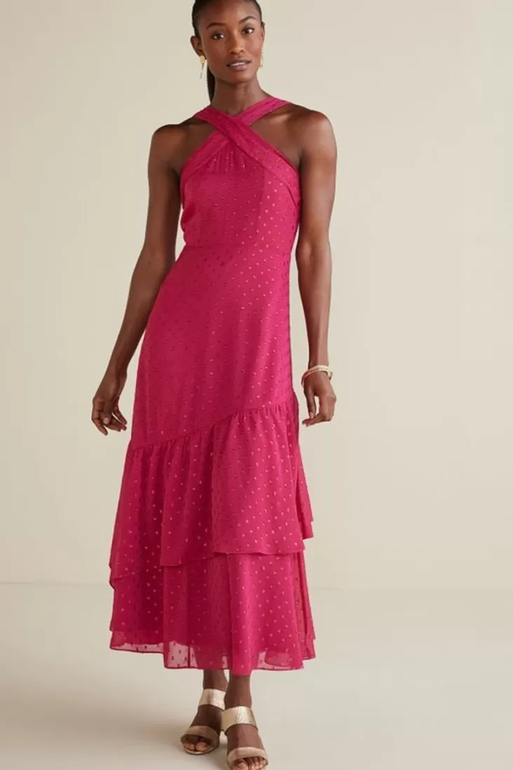 Soft Surroundings Sanna Sparkling Maxi Dress