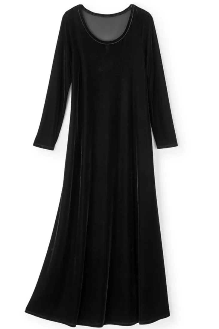 Soft Surroundings Santiago Stretch Velvet Dress