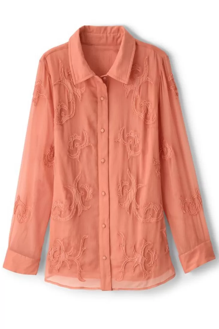 Soft Surroundings Savannah Embellished Tunic