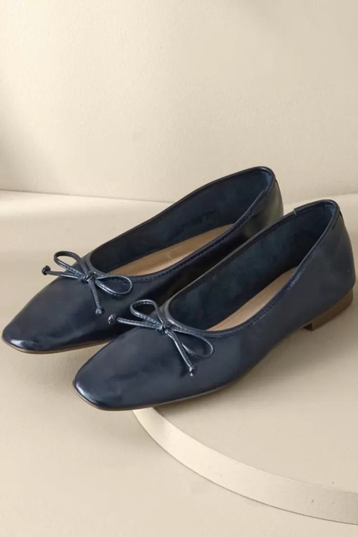 Soft Surroundings Schutz Arissa Bow Ballet Flat