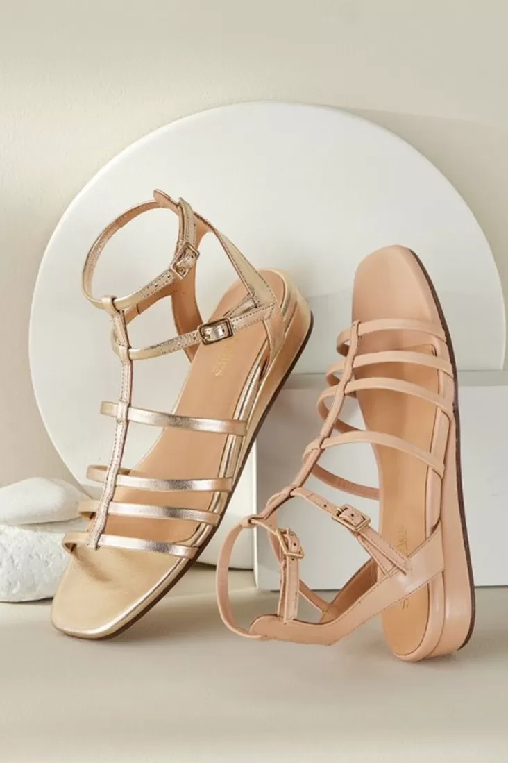 Soft Surroundings Seychelles Luxurious Strappy Sandal