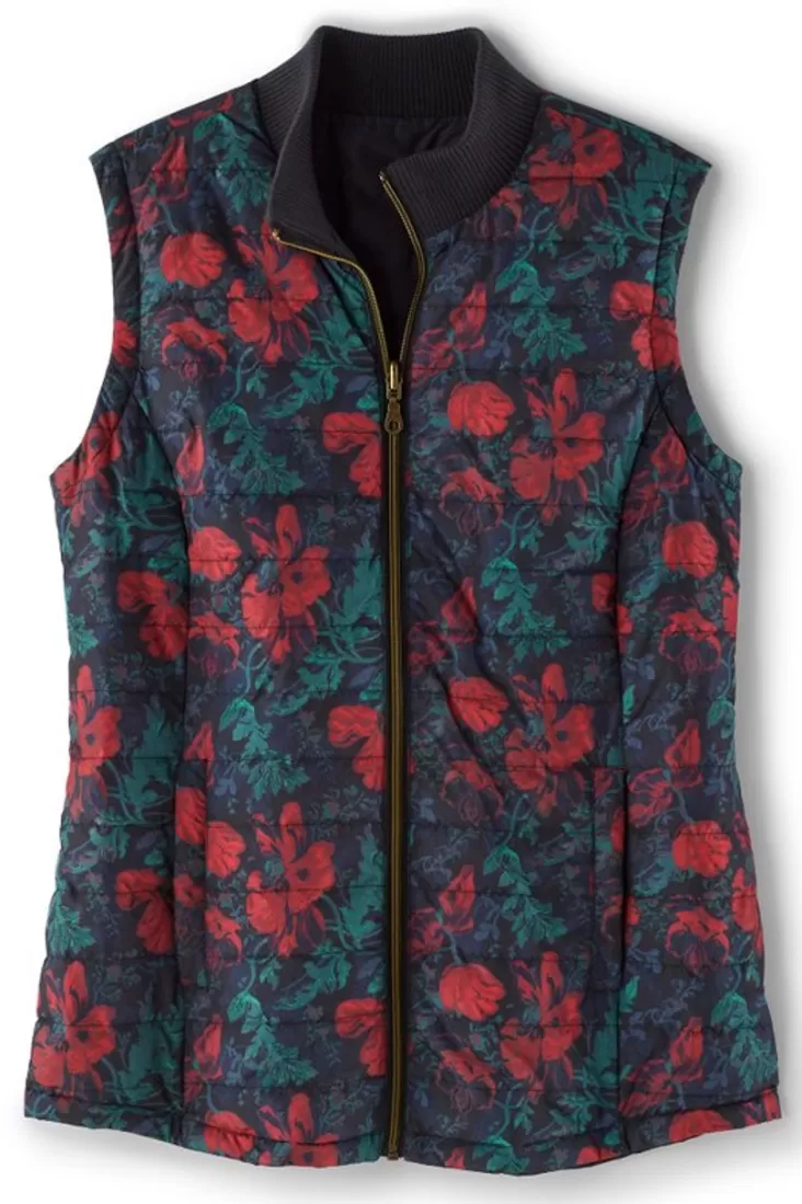 Soft Surroundings Sienna Reversible Puffer Vest