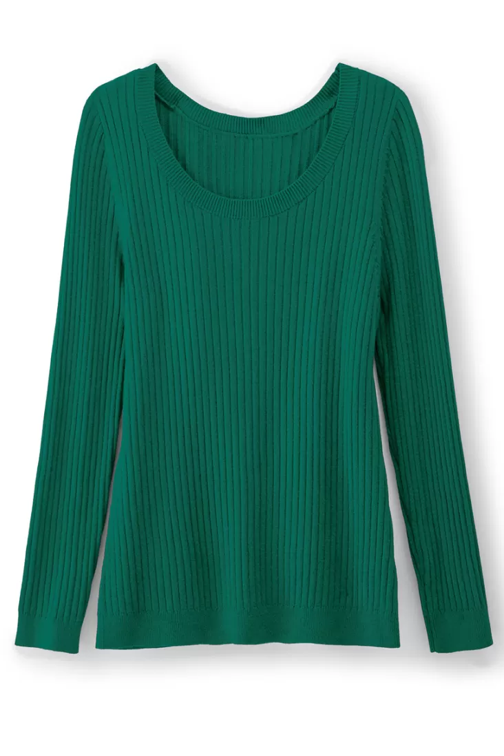 Soft Surroundings Soft Essential Ribbed Pullover Sweater