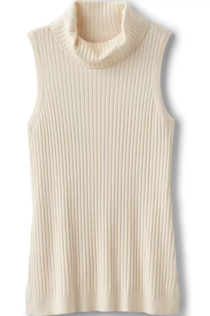 Soft Surroundings Soft Essential Ribbed Turtleneck Tank