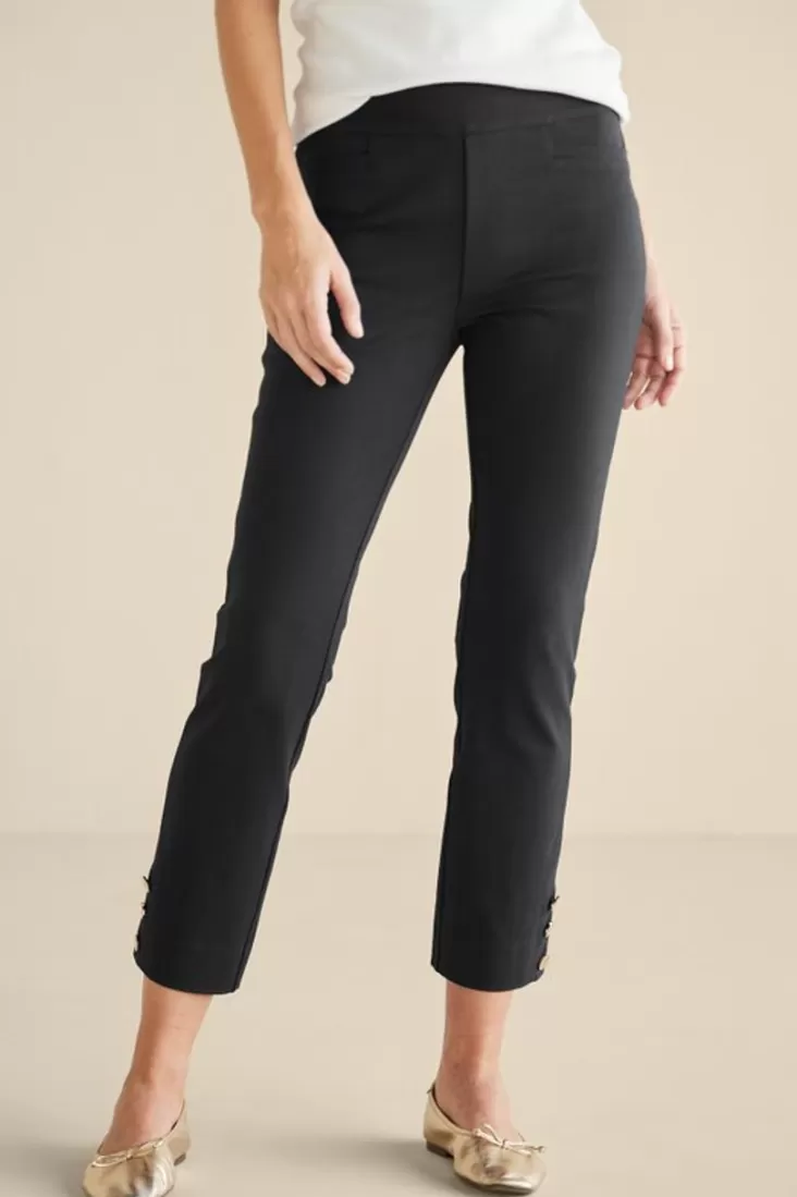 Soft Surroundings Soft Essential Superla Slim Leg Crop Pants