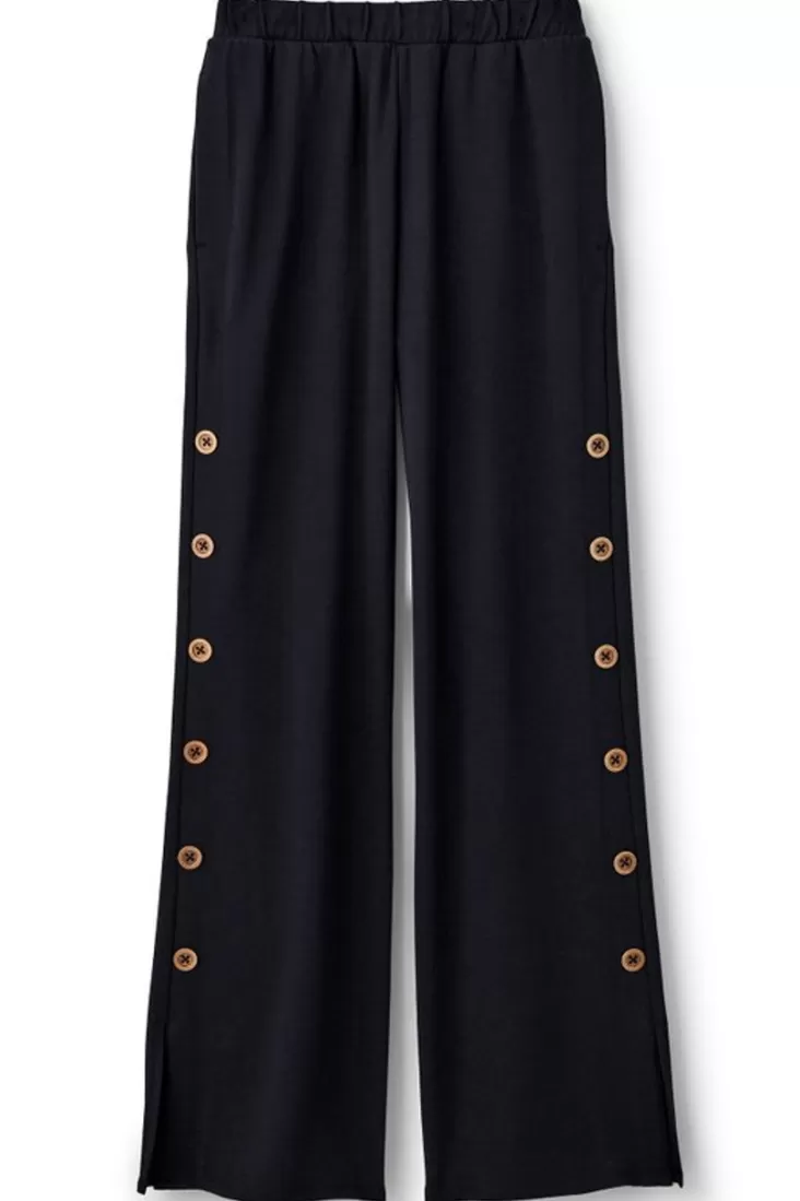 Soft Surroundings Sorrento French Terry Wide Leg Pants