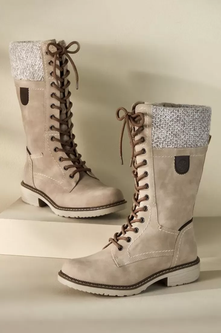 Soft Surroundings Spring Step Yosemite Lace Up Boots