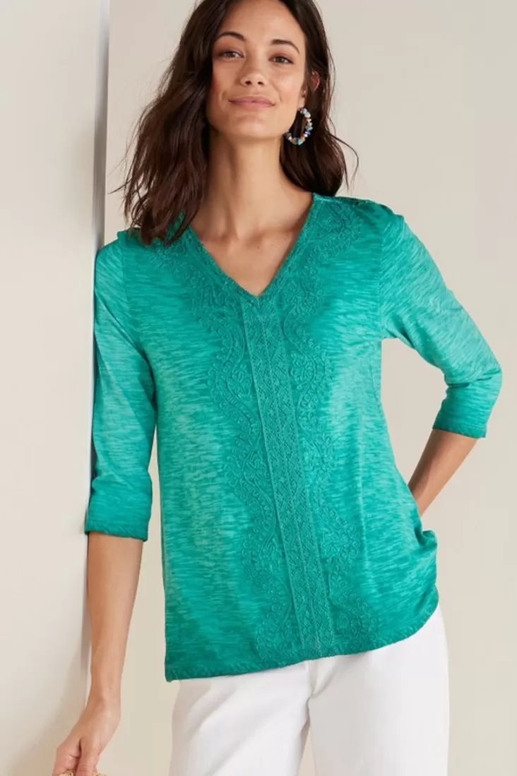 Soft Surroundings Trevi Lace Top