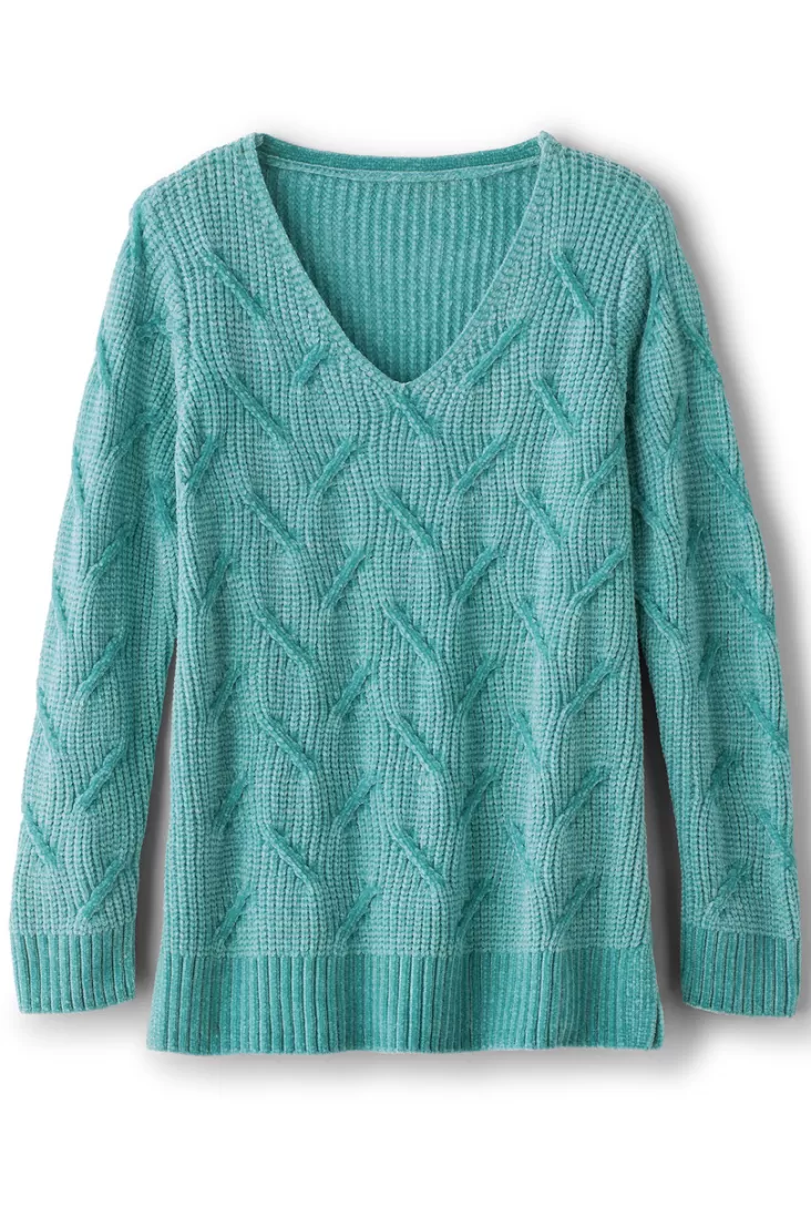 Soft Surroundings Trina Chenille Sweater