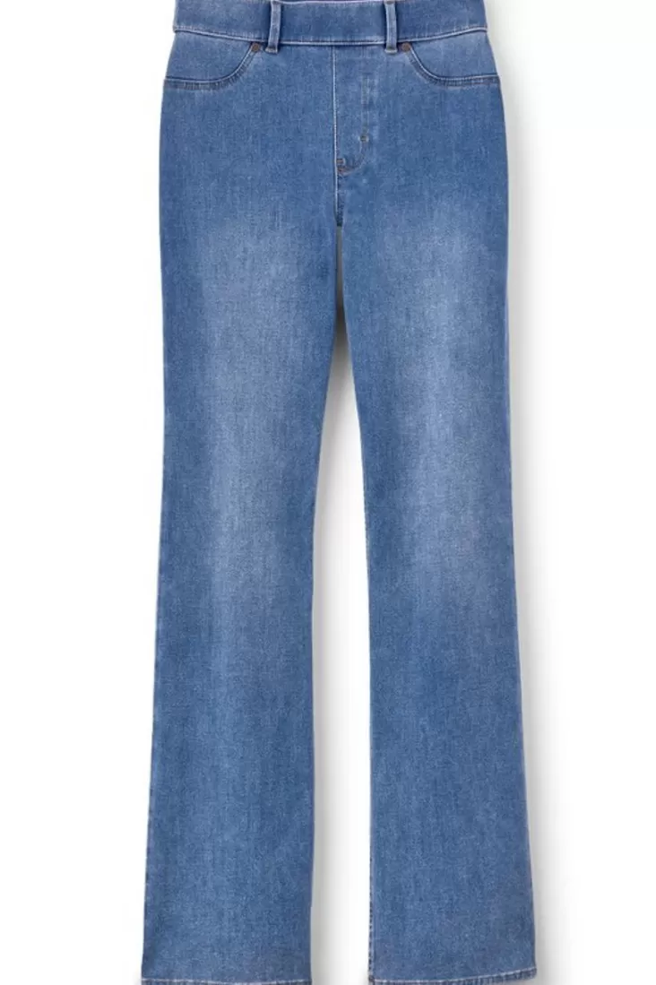 Soft Surroundings Ultimate Denim Pull-On Bootcut Jeans