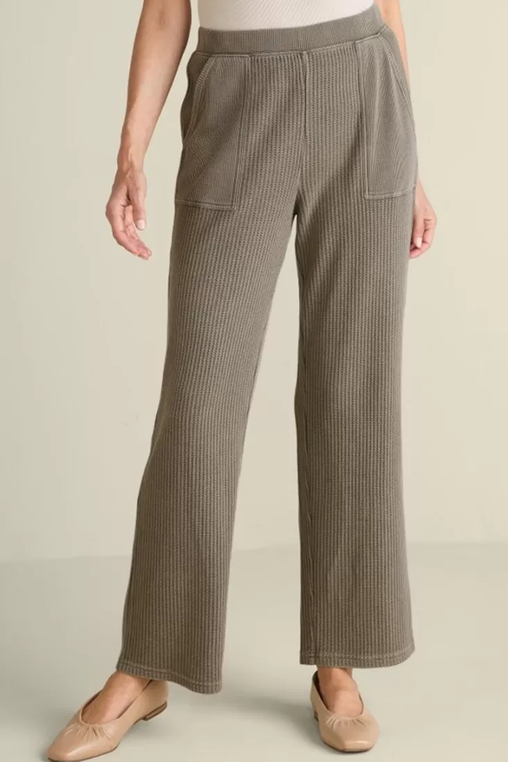 Soft Surroundings Vala Waffle Pull-On Pants