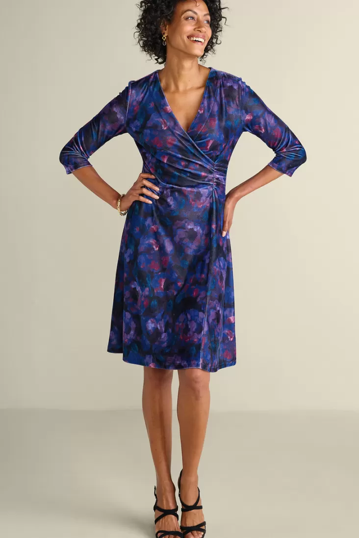 Soft Surroundings Velvet Hyannis Dress