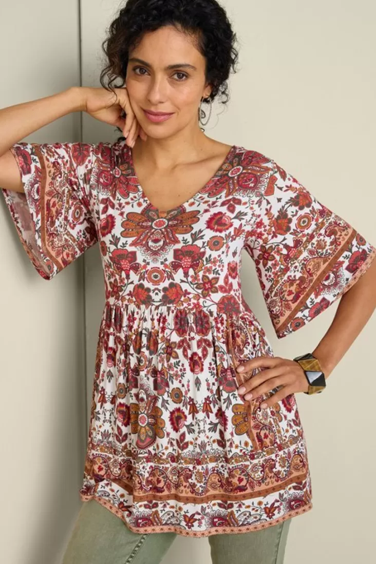 Soft Surroundings Vina Short Sleeve Tunic