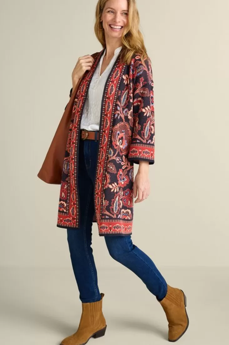 Soft Surroundings Vitrine Jacquard Cardigan