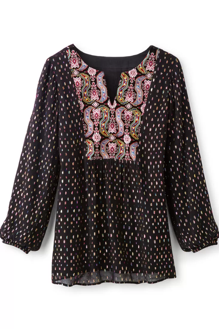 Soft Surroundings Wynn Shimmer Tunic