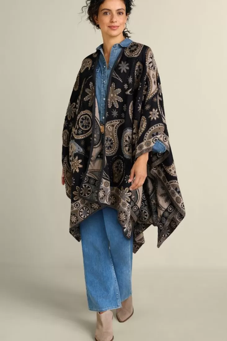 Soft Surroundings Yasmin Embroidered Wrap