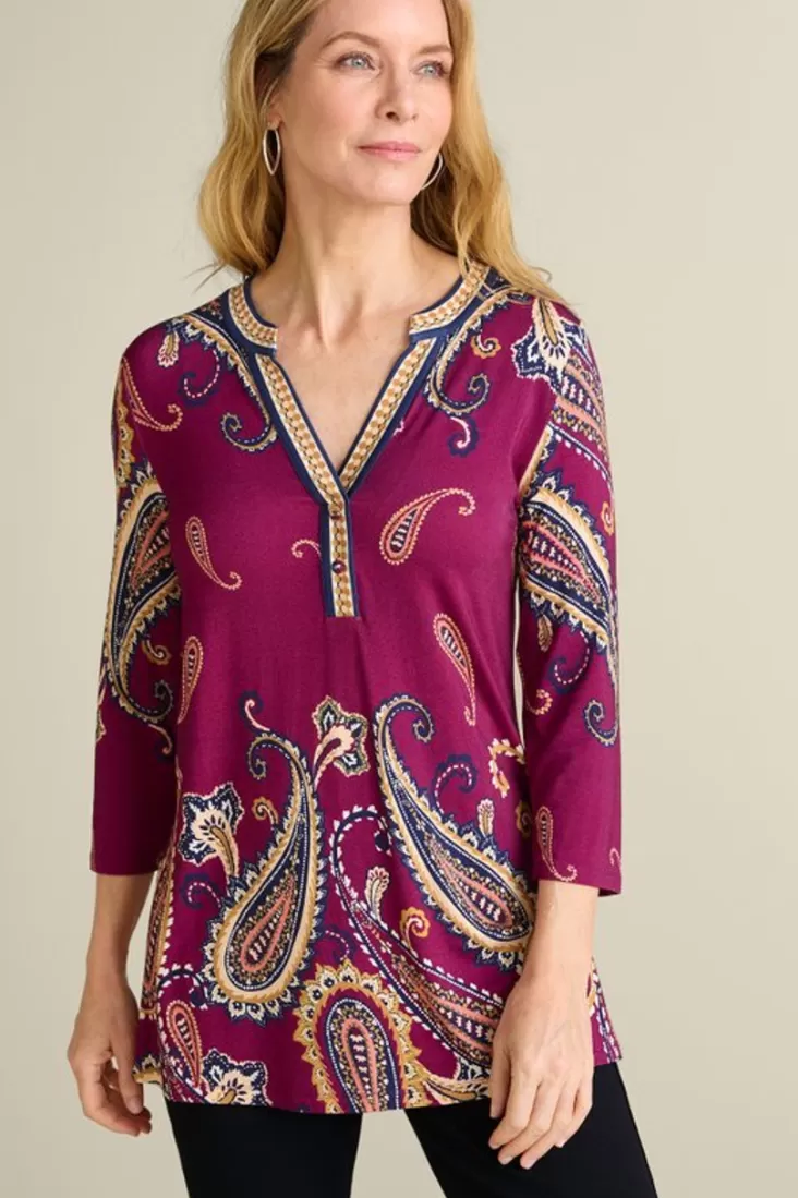 Soft Surroundings Zennia Printed Tunic