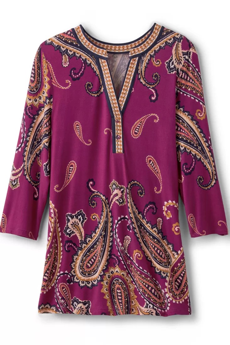 Soft Surroundings Zennia Printed Tunic